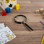 Alternative view 3 of Kids Jumbo Magnifying Glass with 3x Magnification, Large and Durable Plastic Lens Magnifier for Toddlers Boys and Girls by Hey! Play!