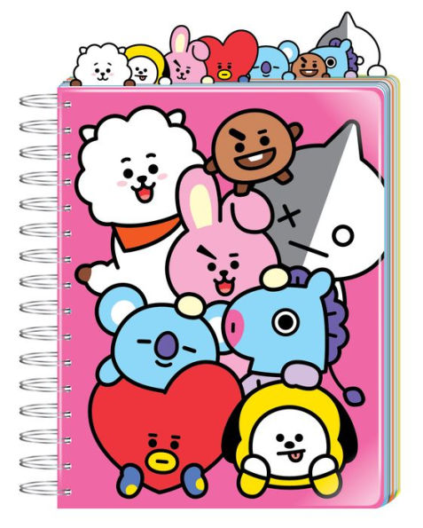 BT21 Line Friends Tab Journal