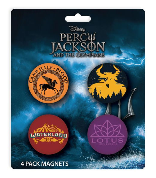 Percy Jackson Magnets 4 pk