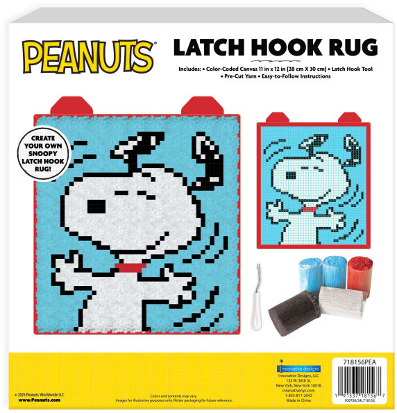 Peanuts Latch Hook Rug