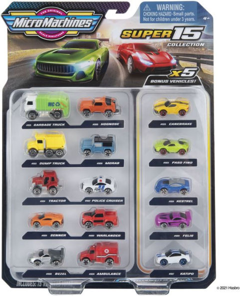 MICROMACHINES Multipack Starter Packs Race Team - Each Pack Features Highly  Detailed MICROMACHINES Vehicles