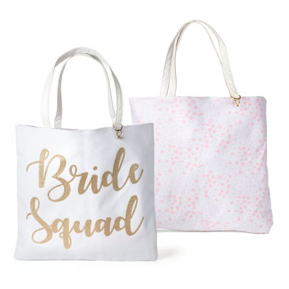 bride squad canvas bag