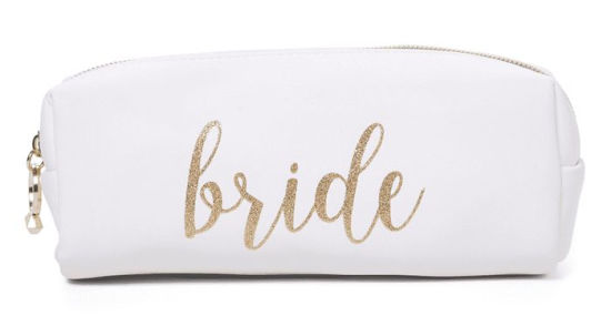 Pvc Rectangle Cosmetic Bag Bride
