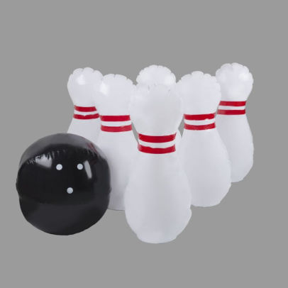 jumbo inflatable bowling set