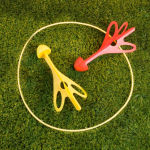 Alternative view 4 of Lawn Darts Outdoor Game with 4 Plastic Giant Darts with Rounded Rubber Tips for Yard, Games for Adults and Kids by Hey! Play!