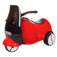 Title: Ride on Toy, 3 Wheel Motorcycle Euro Trike for Kids by Lil Rider Battery Powered Ride on Toy for Boys and Girls, 2 to 5 Years Old Red