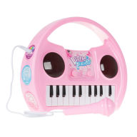 Title: Kids Karaoke Machine with Microphone, Includes Musical Keyboard & Lights - Battery Operated Portable Singing Machine for Boys and Girls by Hey! Play!