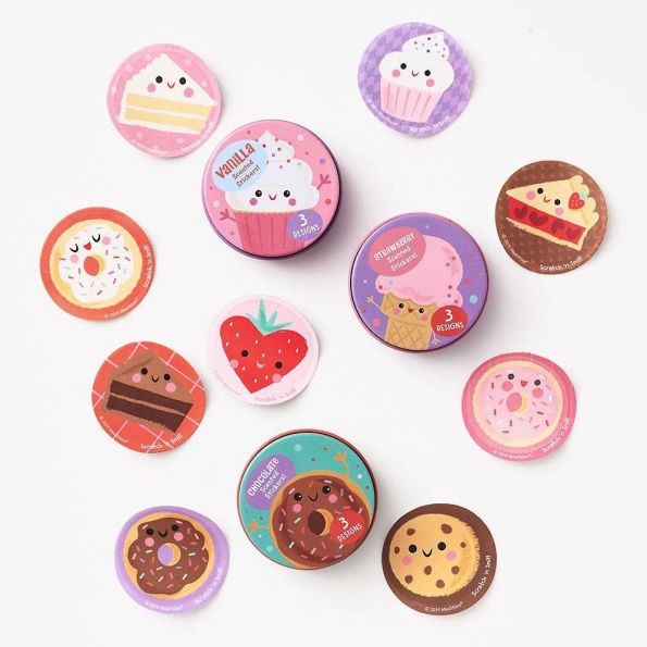Sweet Scented Sticker Tins Vanilla