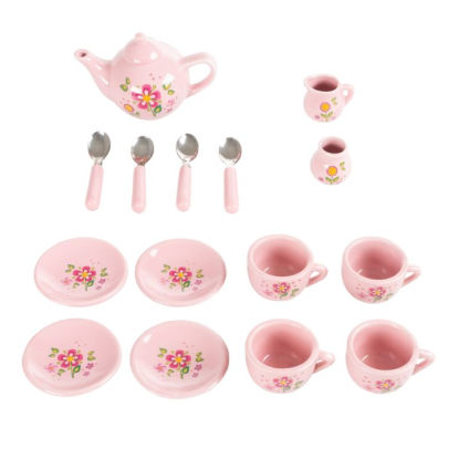 play with a tea set