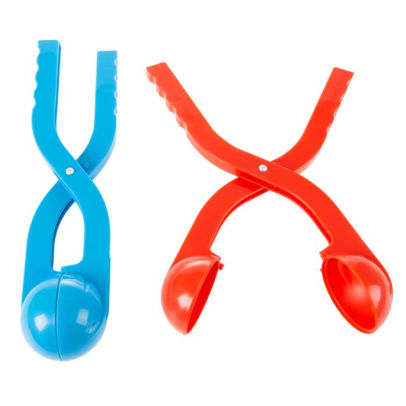 Snowball Maker Tool with Handle for Snow Ball Fights For Kids and Adults Play Hey Fun Winter Outdoor Activities and More Set of 2