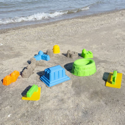 beach sand castle molds