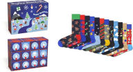 Title: 12-Pack 12 Days Of Christmas Socks Gift Set