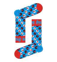 Happy Socks Classic British Rock Queen Artistic Colour Block Patterned Socks