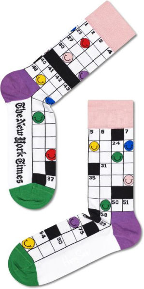 Happy Socks x The New York Times Happy Crossword Sock Small