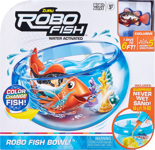 Robo Fish robotic swimming pets Fish Tank Playset by Zuru