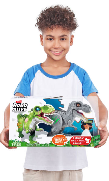 Robo Alive Attacking T-Rex Series 2 Dinosaur Toy by ZURU (Assorted: Styles Vary)