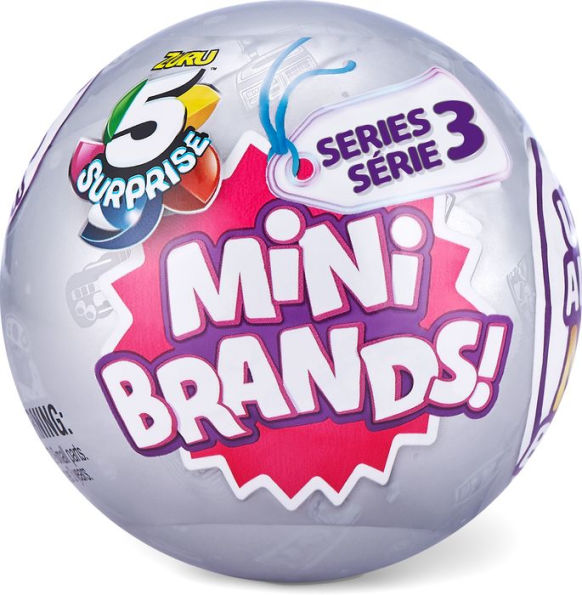 5 Surprise Mini Brands! Series 2 Mystery Pack (Bundle of 3)