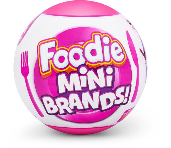 5 Surprise Foodie Mini Brands Collectors Case with 5 Exclusive Minis by Zuru