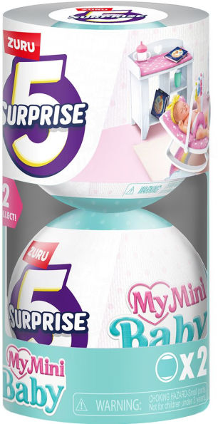 S001-5 SURPRISE-MY MINI BABY-SERIES 1 2PK In PVC Tube,Bulk,12pcs,No Inner,STD Color Assortment