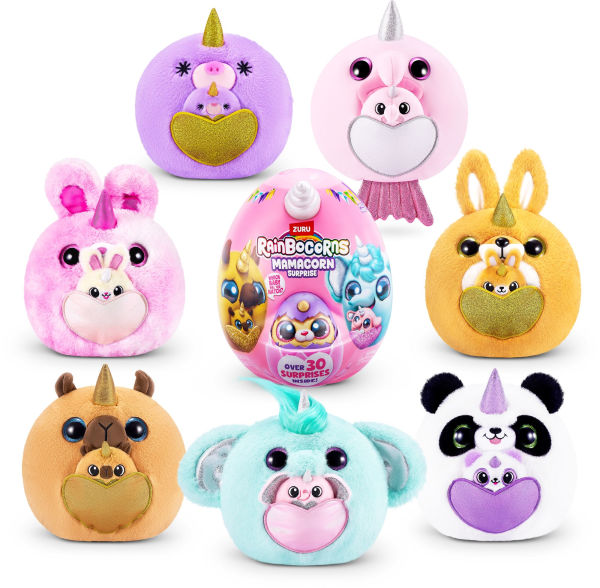 S001-RAINBOCORNS-MAMACORN SURPRISE-SERIES 1-PLUSH MEDIUM-SHRINK WRAP,6pcs/CTN