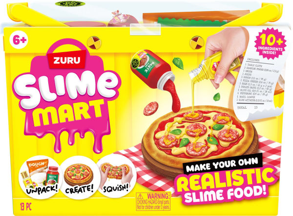 S001-SLIME MART-SMALL SHOPPING BASKET-SERIES 1-FAST FOOD-WINDOW BOX,4PCS/CTN