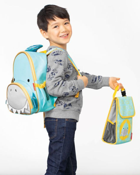 Skip Hop Toddler Backpack, Simon Shark, Zoo Pack, Preschool Ages 3