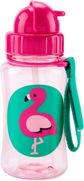 Skip Hop Zoo Straw Bottle - Flamingo