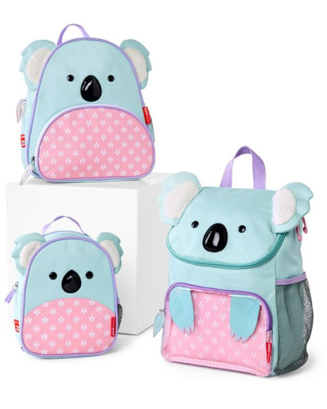 Multi Little Kid 3-Piece Koala Backpack, Lunch Box & Snack Cup Set