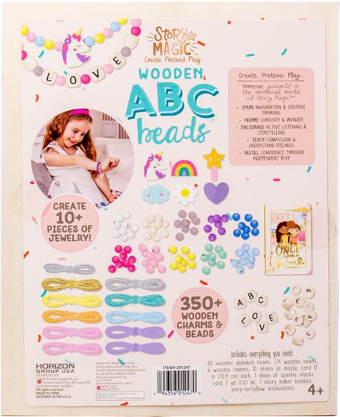 Story Magic Wooden ABC beads