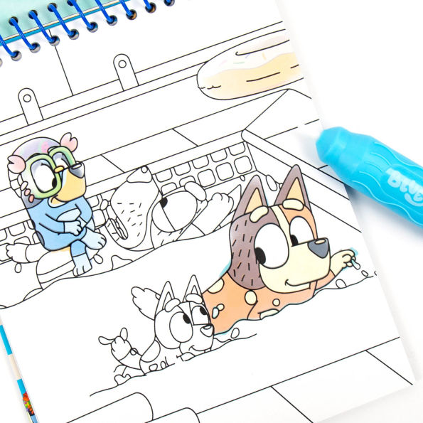 Bluey Aqua Art