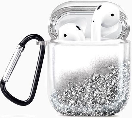 Merkury Innovations AirPods Glitter Case - Silver