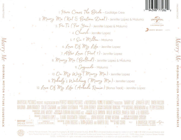 Marry Me [Original Motion Picture Soundtrack]