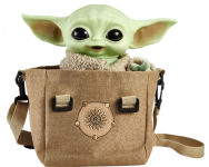 Alternative view 1 of Star Wars The Child Plush Toy, 11-in Yoda Baby Figure with Carrying Satchel from The Mandalorian