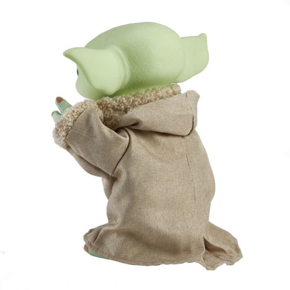 Star Wars The Child Plush Toy, 11-in Yoda Baby Figure with Carrying Satchel from The Mandalorian