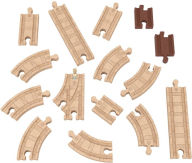 Fisher-Price® Thomas & Friends Wooden Railway Straights & Curves Clackety Track Pack