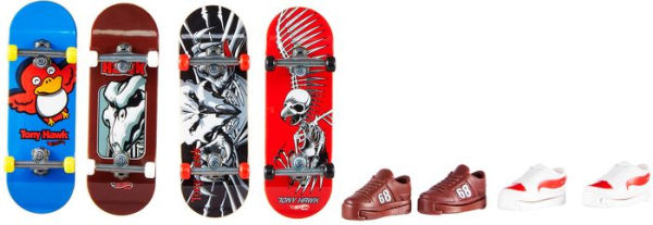 Hot Wheels Skate Fingerboards & Skate Shoes Multipack Toy for Kids