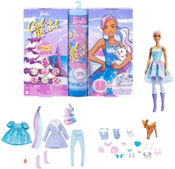 Barbie Color Reveal Advent Calendar by Mattel Barnes & Noble®