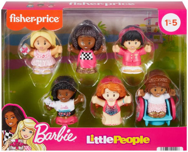 Little People Barbie Figure 6 Pack