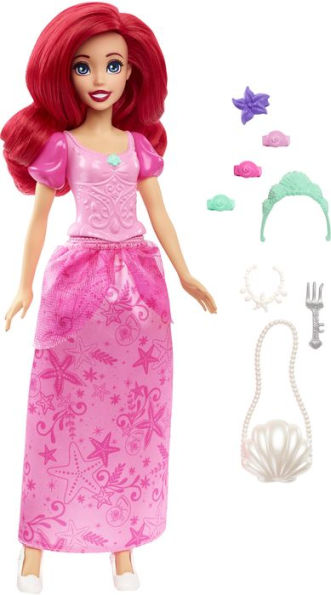DISNEY PRINCESS GC ARIEL + PIECE COUNT