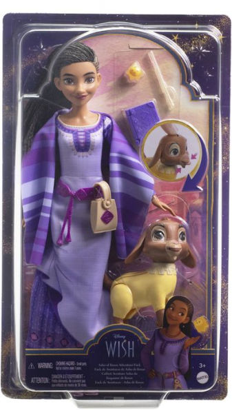 Disney Wish Asha of Rosas Adventure Pack Fashion Doll