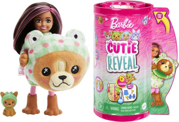 Barbie Cutie Reveal Chelsea Doll Puppy/Frog