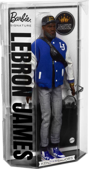 Barbie Signature Lebron James Kenbassadors Doll Collectible With Varsity Jacket Outfit & Accessories - HRM33