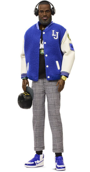 Barbie Signature Lebron James Kenbassadors Doll Collectible With Varsity Jacket Outfit & Accessories - HRM33
