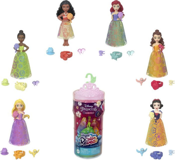 Disney Princess Royal Color Reveal Small Doll Asst