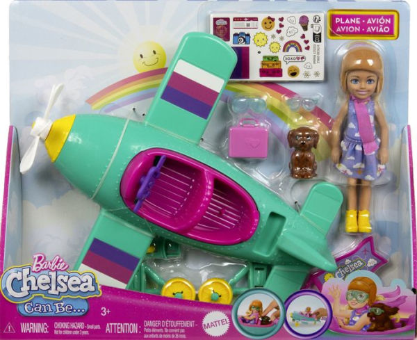 BARBIE NEW CHELSEA CAN BE PLANE - 4LB