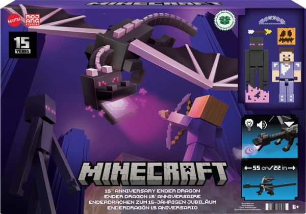Minecraft 3.25 Core 15th Anniv Ender Dragon Set