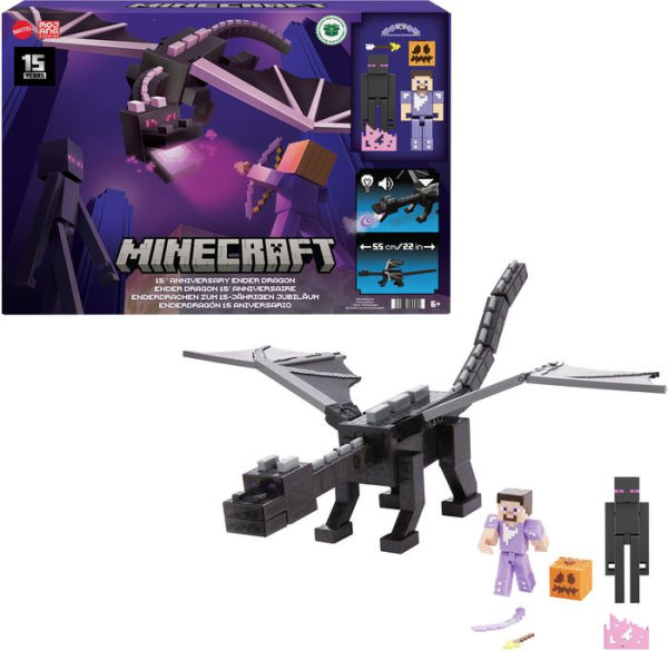 Minecraft 3.25 Core 15th Anniv Ender Dragon Set