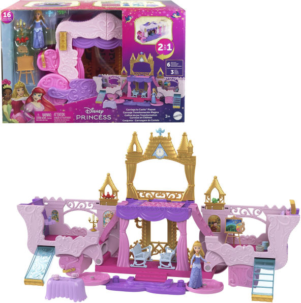 Disney princess carriage castle playset