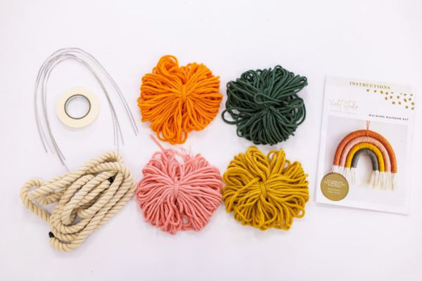 Make Your Own Autumn Rainbow Macrame Craft Kit – MTH Craft Studio