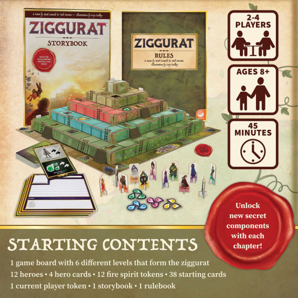 Ziggurat: A Legacy Adventure Game by Matt Leacock & Rob Daviau